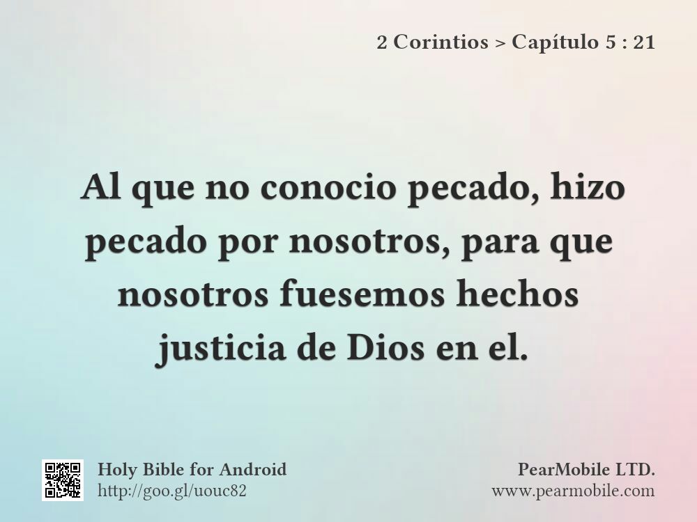 2 Corintios, Capítulo 5:21